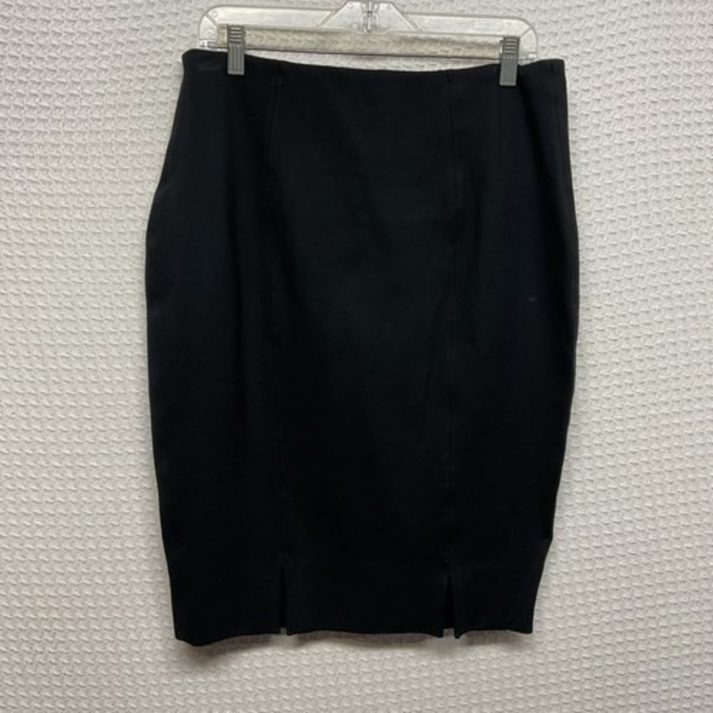 Spanx Black Stretch Perfect Ponte ShapeWear WorkWea Pencil Skirt Women XL Vietna